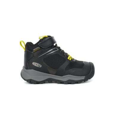 Keen Toddlers/Little Kids Wanduro Mid Black/Silver Waterproof Boots 1028018