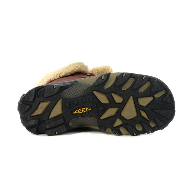 Keen Women's Betty Burgundy/Brindle Short Winter Boots 1026717 - Image 4