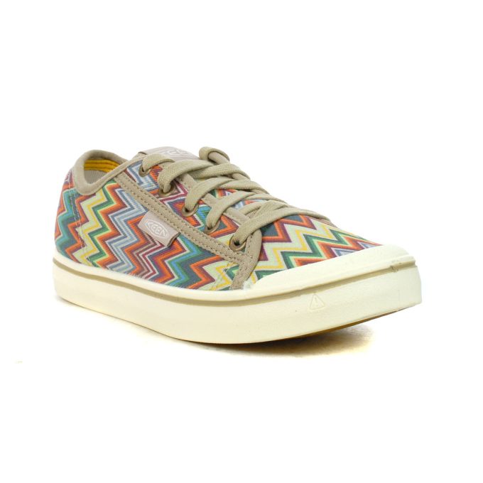 Keen Women's Elsa Chevron/Star White Sneakers 1026104 - Image 2