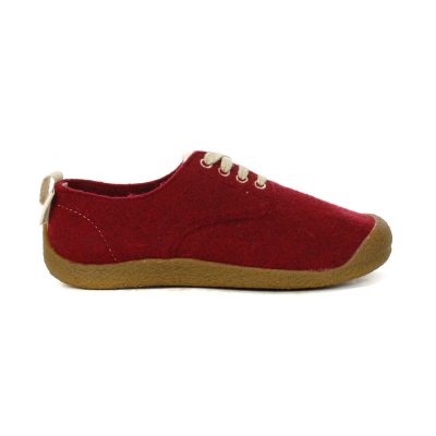 Keen Women's Mosey Derby Red Felt/Birch Sneakers 1026809