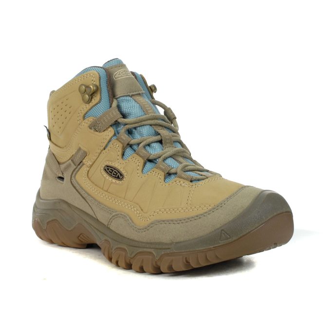 Keen Women's Targhee IV Mid Safari/Reef Water Waterproof Hiking Boots 1029365 - Image 2
