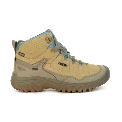 Keen Women's Targhee IV Mid Safari/Reef Water Waterproof Hiking Boots 1029365