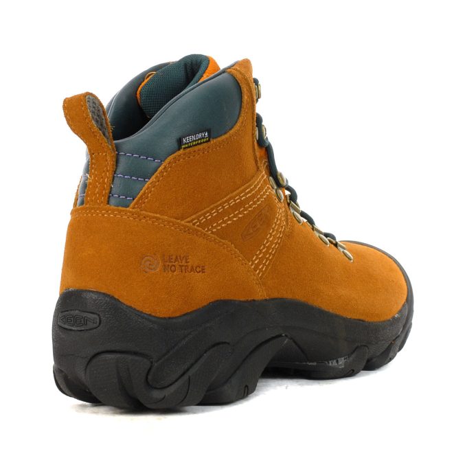 Keen x Leave No Trace Men's Pyrenees Keen Maple/Marmalade Waterproof Leather Hiking Boots 1027703 - Image 3
