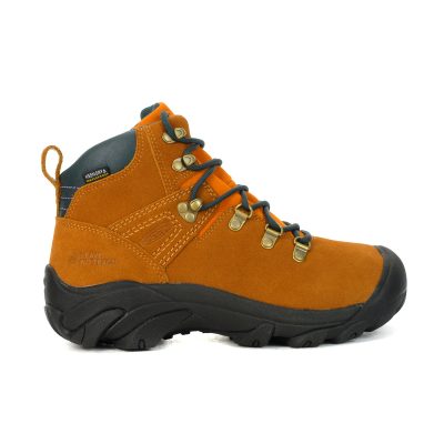 Keen x Leave No Trace Women's Pyrenees Keen Maple/Marmalade Waterproof Leather Hiking Boots 1028109