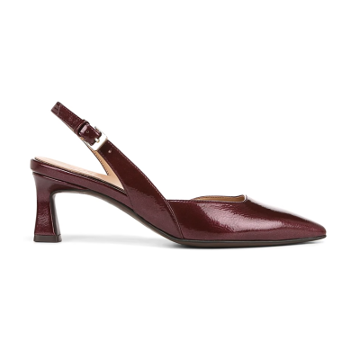 Naturalizer Dalary Cranberry Patent Leather Slingback Pumps