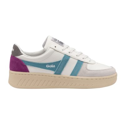 Gola Women's Grandslam Trident White/Ocean/Ash Sneakers CLA415WA