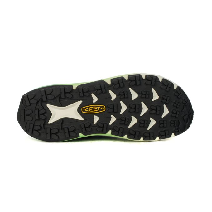 Keen Men's 450 Dirt Blue Danube/Absinthe Green Hiking/Trail Shoes 1029759 - Image 4