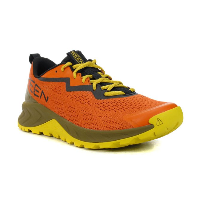 Keen Men's Versacore Speed Gold Flame/Antique Moss Hiking/Trail Shoes 1029796 - Image 2