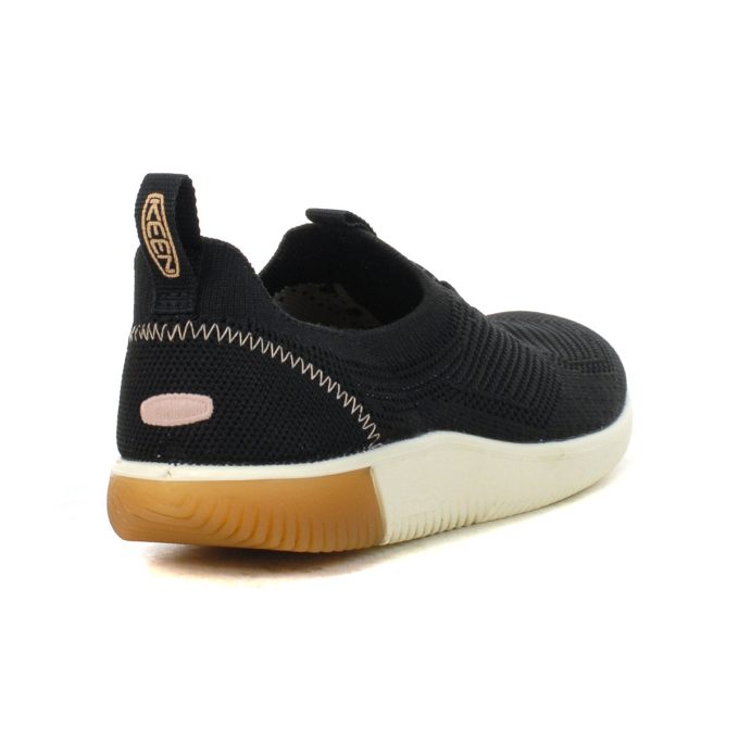 Keen Women's KNX Knit Black/Star White Sneakers 1030078 - Image 3