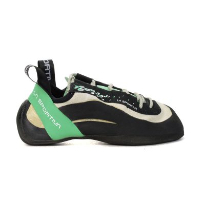 La Sportiva Women's Mirua White/Jade Green Climbing Shoes 20K-000704