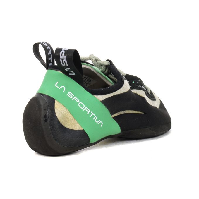 La Sportiva Women's Mirua White/Jade Green Climbing Shoes 20K-000704 - Image 3