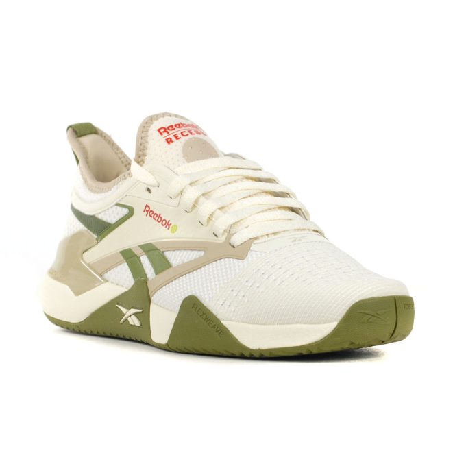 Reebok x Recess Nano Chalk/Beige/Green Court Shoes 100208951 - Image 2
