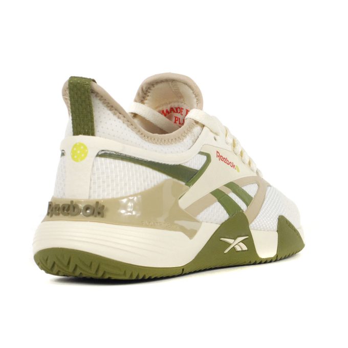Reebok x Recess Nano Chalk/Beige/Green Court Shoes 100208951 - Image 3