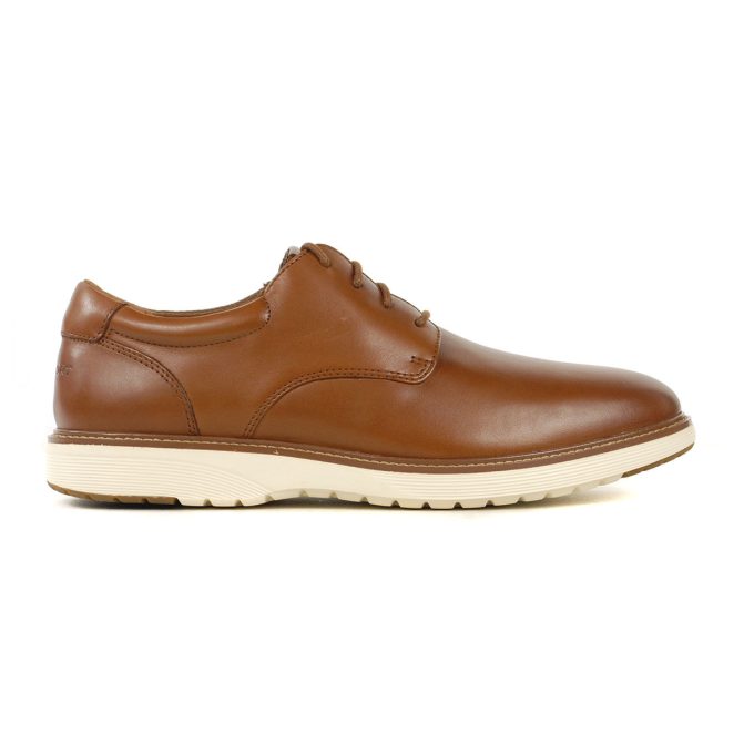 Rockport Men's Casey Laceup New British Tan Leather Dress Shoes