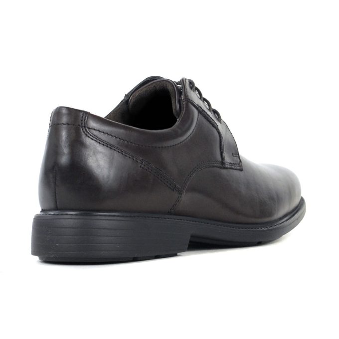 Rockport Men's Charles Road Dark Brown Leather Plain Toe Dress Shoes - Image 3
