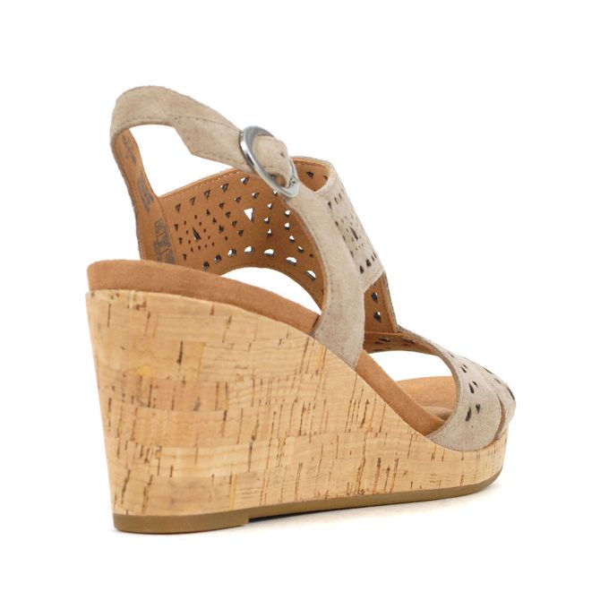 Rockport Women's Belis New avola Suede Wedge Sandals - Image 3
