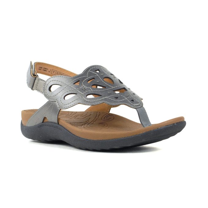 Rockport Women's Ridge Sling Pewter Sandals CH2086 - Image 2