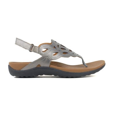 Rockport Women's Ridge Sling Pewter Sandals CH2086