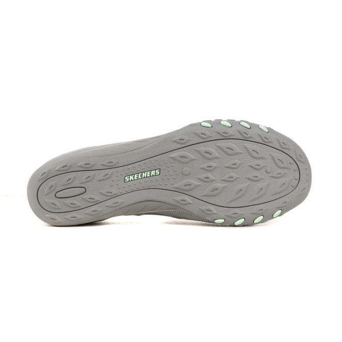 Skechers Women's Breathe Easy - Simple Pleasure Grey Shoes 100247.GRY - Image 4