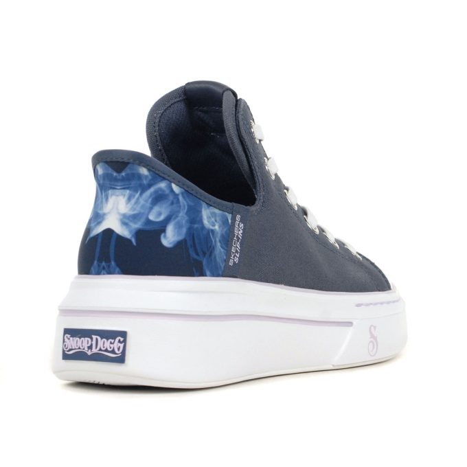 Skechers Women's Snoop Dogg - Boss Life Navy Canvas Slip-Ins 186000.NVY - Image 3