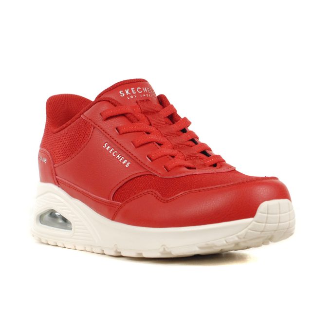 Skechers Women's Uno - Banksia Red/White Slip-Ins Shoes 177117.RED - Image 2