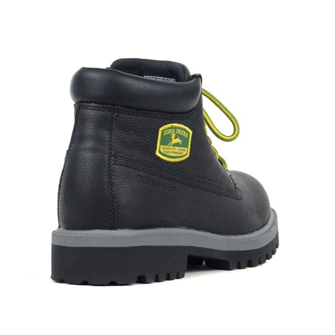 Skechers x John Deere Men's Sergeants - Dozer Black Leather Work Boots 256000.BLK - Image 3