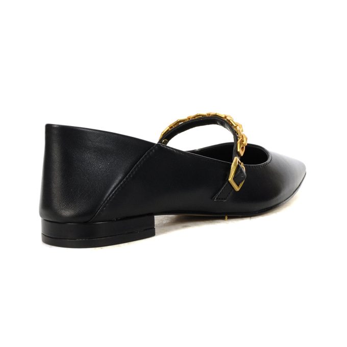 Vince Camuto Aylin Black Leather Flats - Image 3