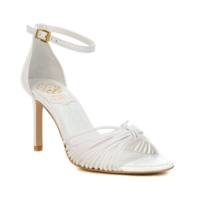 Vince Camuto Blaine Bianco Leather Heeled Sandals - Image 2