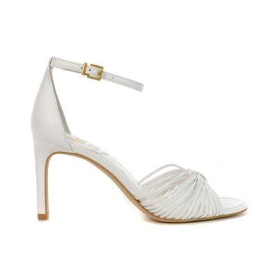 Vince Camuto Blaine Bianco Leather Heeled Sandals