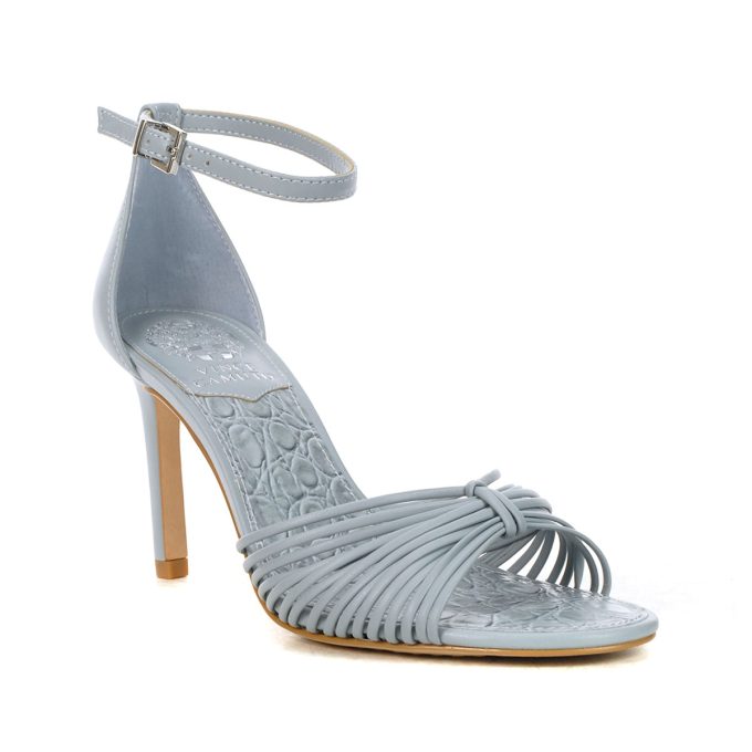 Vince Camuto Blaine Celeste Blue Leather Heeled Sandals - Image 2