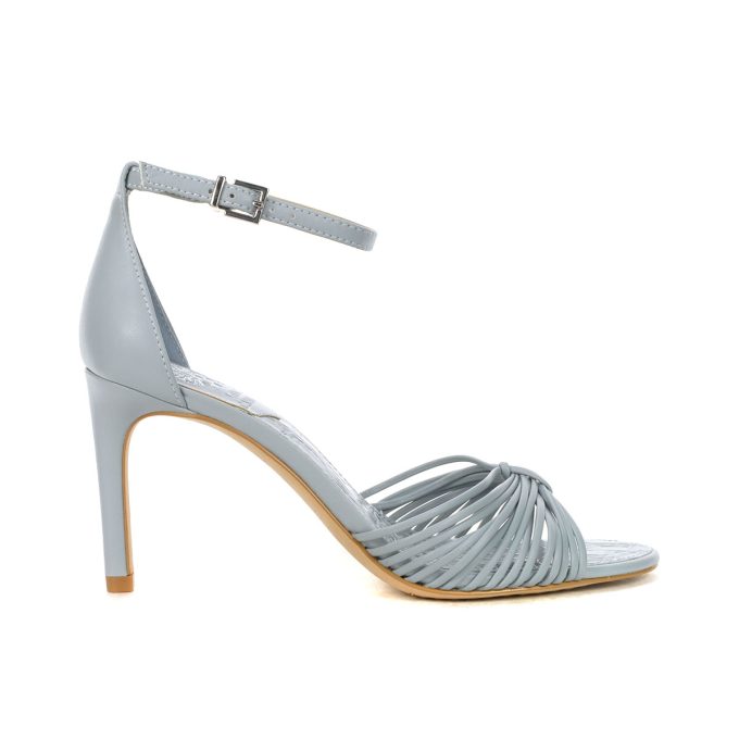Vince Camuto Blaine Celeste Blue Leather Heeled Sandals