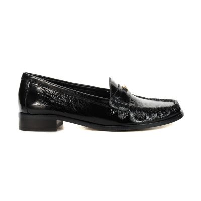 Vince Camuto Colin Jet Black Leather Loafers