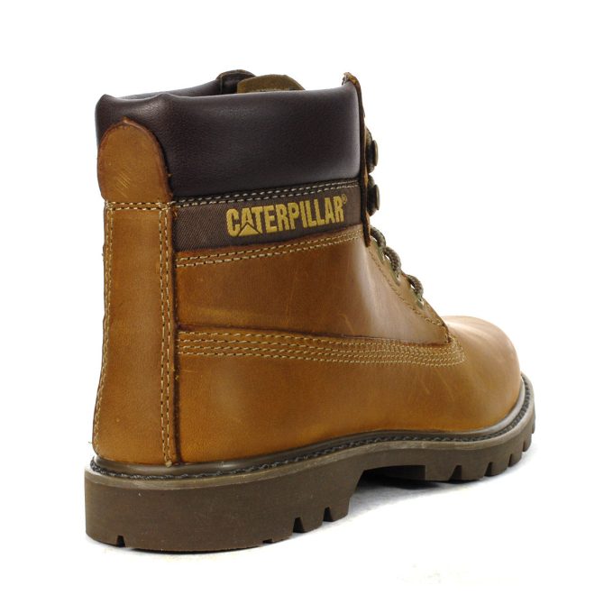 Caterpillar Unisex Colorado 2.0 Dark Beige Leather Work Boots P110427 - Image 3