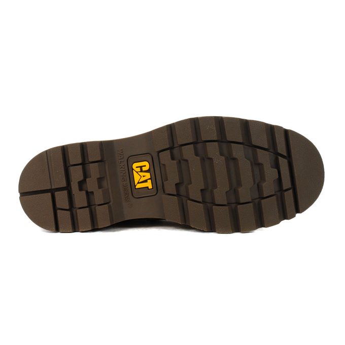 Caterpillar Unisex Colorado 2.0 Dark Beige Leather Work Boots P110427 - Image 4
