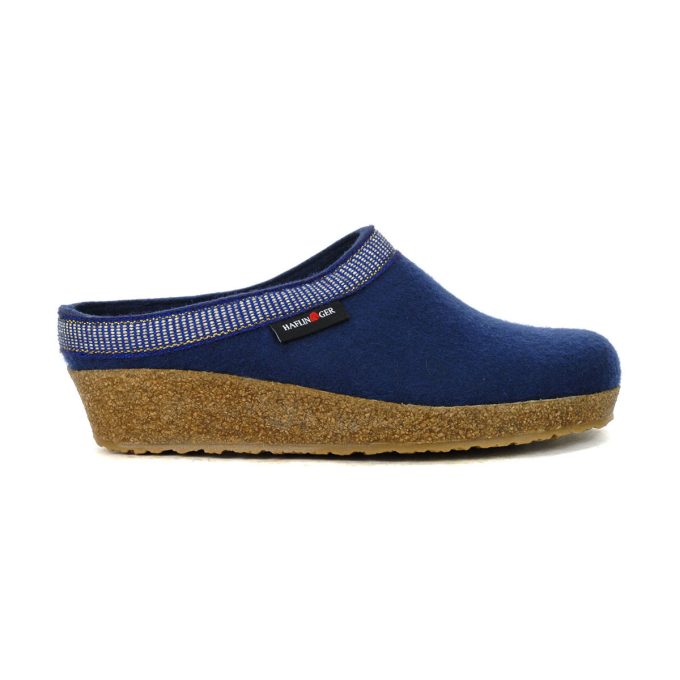 Haflinger Unisex Belle Blueberry Slipper 762016.BLUEBERRY