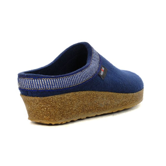 Haflinger Unisex Belle Blueberry Slipper 762016.BLUEBERRY - Image 3