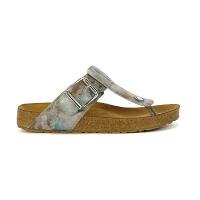 Haflinger Unisex Cora Lime Leather Sandals 819080.LIME