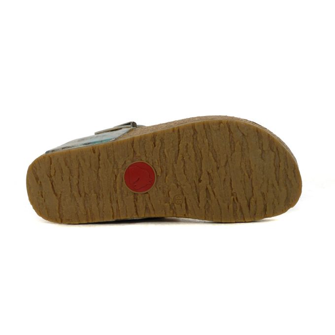 Haflinger Unisex Cora Lime Leather Sandals 819080.LIME - Image 4
