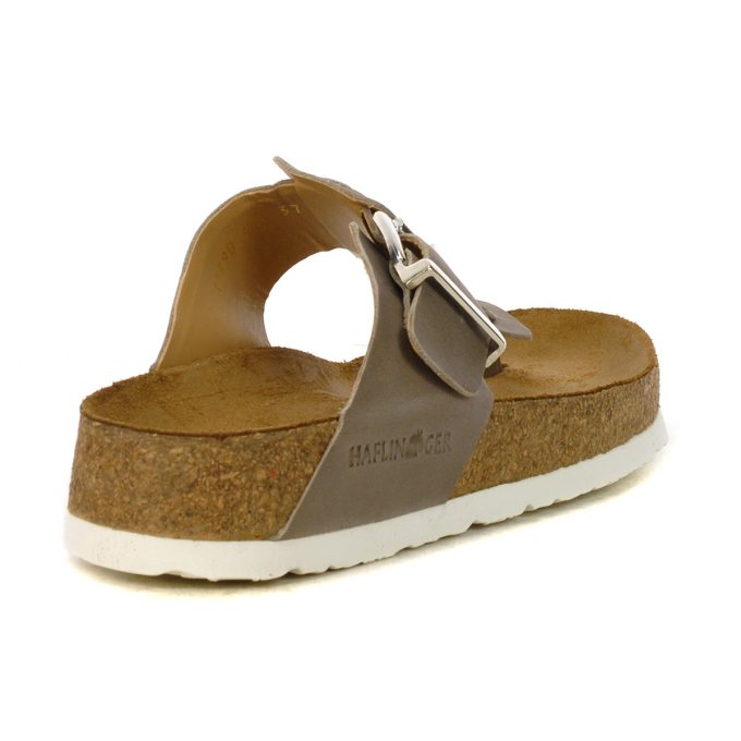 Haflinger Unisex Cora Perla Leather Sandals 819080.PERLA - Image 3