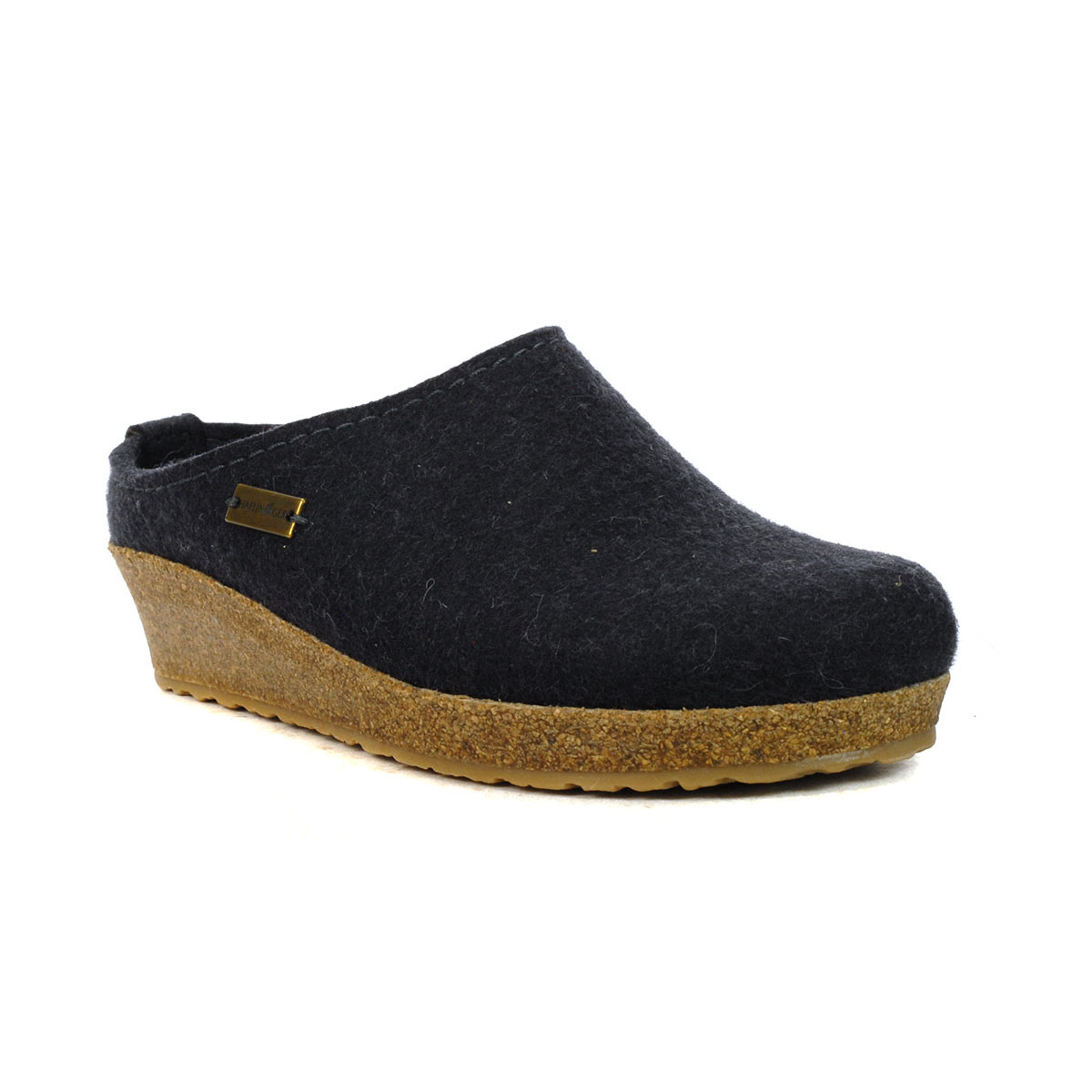 Haflinger Unisex Juliette Graphite Slipper 762018.GRAPHITE - Image 2