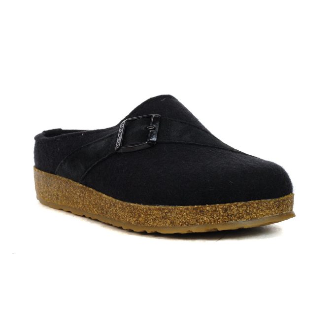 Haflinger Unisex Lia Black Slipper 731094.BLACK - Image 2