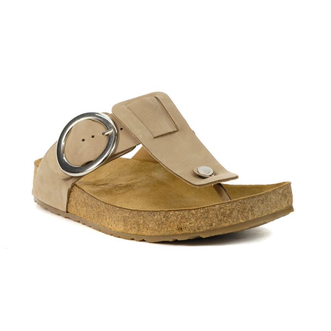 Haflinger Unisex Round Buckle Corrina Costa Leather Sandals 819075.COSTA - Image 2