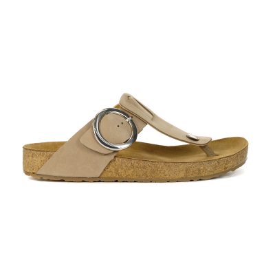 Haflinger Unisex Round Buckle Corrina Costa Leather Sandals 819075.COSTA