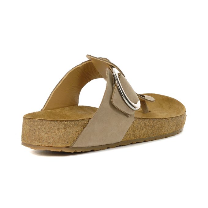 Haflinger Unisex Round Buckle Corrina Costa Leather Sandals 819075.COSTA - Image 3