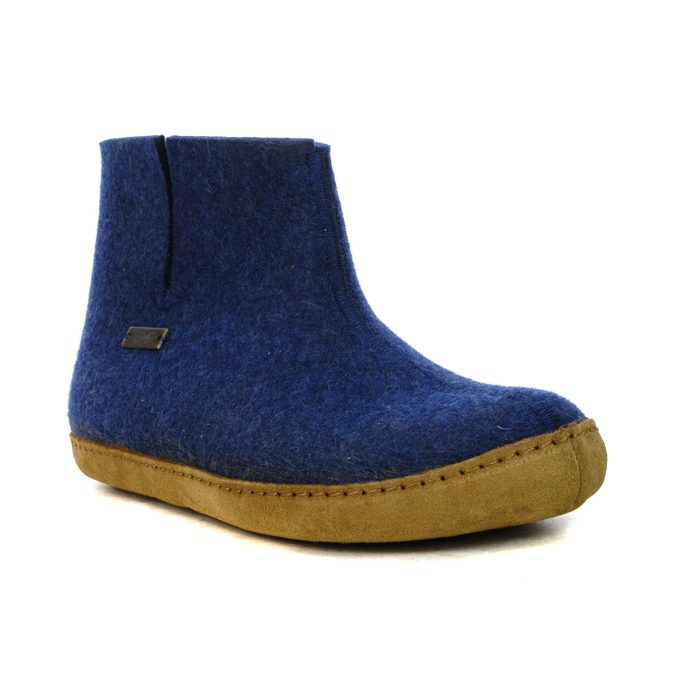 Haflinger Unisex Emils Jeans Slipper Booties 231002.JEANS - Image 2