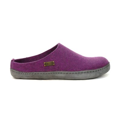 Haflinger Women's Emils Slide Mulberry Slippers 211001.MULBERRY
