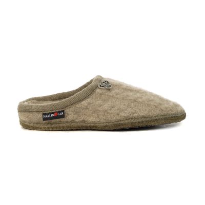 Haflinger Unisex Herzel Natural Slipper 613123.NATURAL