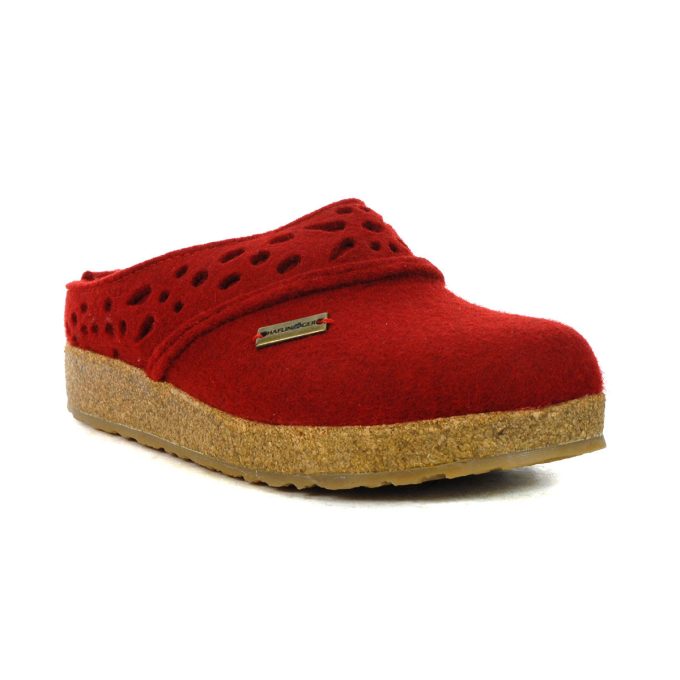 Haflinger Unisex Lacey Chili Slipper 731054.CHILI - Image 2