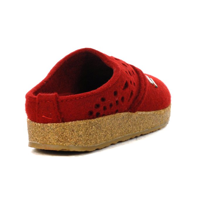 Haflinger Unisex Lacey Chili Slipper 731054.CHILI - Image 3