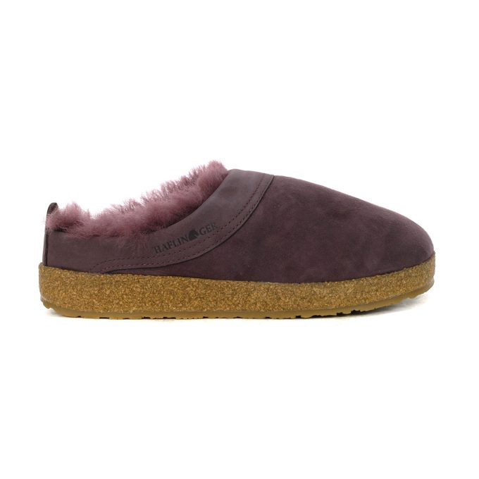Haflinger Unisex Snowbird Mauve Slipper 713015.MAUVE